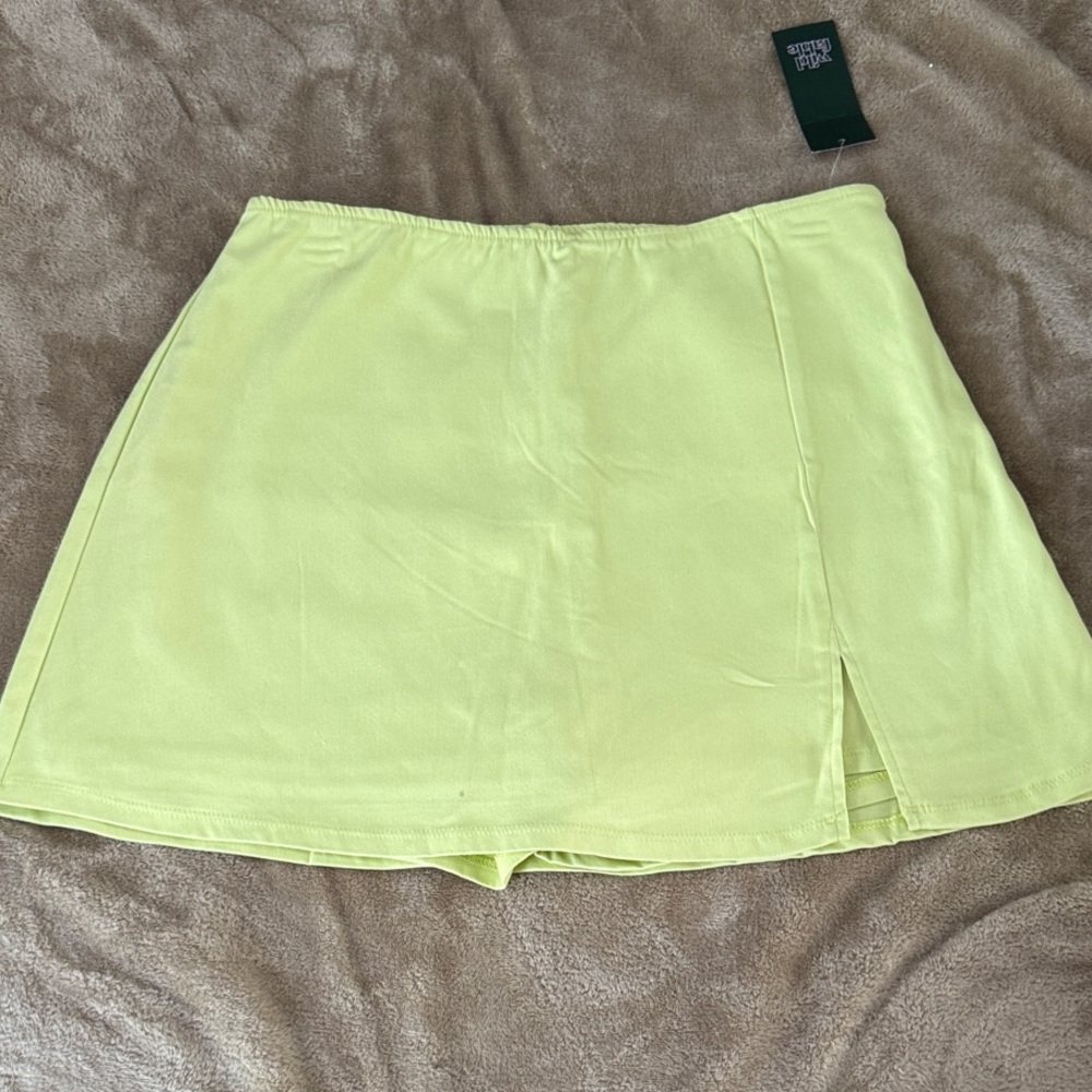 NWT wild fable Lime Yellow Athletic Skort